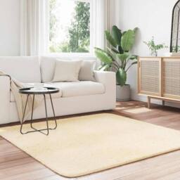 Berkfield Home Shaggy Rug High Pile NAVARRA Cream 160x160 cm Polyester - Size: Medium - thumbnail 3