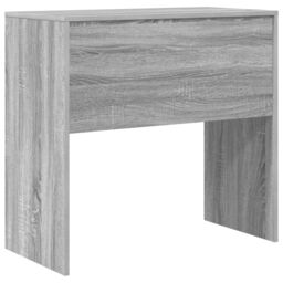 Berkfield Home Writing Desk Grey sonoma Engineered wood 80 x 40 x 76 cm Simple - thumbnail 6