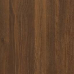 Berkfield Home Shoe Cabinet Brown Oak 59x17x150 cm Engineered Wood - Size: 59 x 17 x 150 cm - thumbnail 9