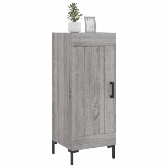Berkfield Home Sideboard Grey Sonoma 34.5x34x90 cm Engineered Wood - image 1