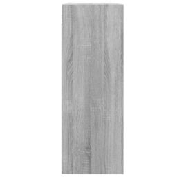Berkfield Home Hanging Wall Cabinet Grey Sonoma 69.5x32.5x90 cm - thumbnail 6