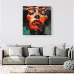 Warren Reed - Designer Tranquil Immersion Canvas - Size: w40 inch x h40 inch - thumbnail 1