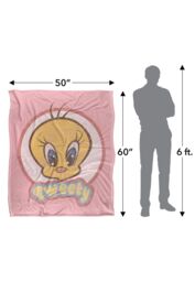 Warner Brothers Looney Tunes Officially Licensed Silky Touch Super Soft Throw Blanket 152 x 127 cm in White - thumbnail 5