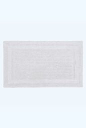 Homescapes Luxury Bath Mat Set Reversible 1600GSM 100% Cotton 2 Pc w. Pedestal Mat in White - thumbnail 2