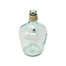 Verano Spanish Ceramics Glass Hemp Clear Home Décor Medium Carafe Vase (H) 30cm - thumbnail 2