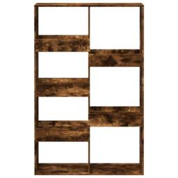 Berkfield Home Room Divider Smoked Oak100x33x155.5 cm Engineered Wood in Brown - Size: 100x33x155.5 cm - thumbnail 4