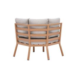 Home Detail Bora Grey Corner Garden Set with Rising Table in Natural - thumbnail 5