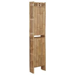 Berkfield Home 5-Panel Room Divider Bamboo 200x180 cm in Brown - thumbnail 4