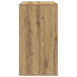 Berkfield Home Classic Corner Chest of Drawers Artisian Oak 60x41x76 cm Engineer in Brown - Size: 60 x 41 x 76 cm - thumbnail 6