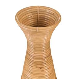 Wyld and Coco Natural Rattan Decorative Vase 70 cm Boho Rustic - thumbnail 3