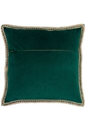 Furn Amazonia Braid Trimmed Jacquard Printed Cushion in Pink - Size: 50 cm x 50 cm - thumbnail 2