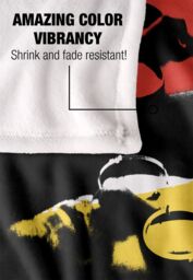The Police Stripes & Heads Silky Touch Super Soft Throw Blanket 152 X 127 cm in White - thumbnail 4