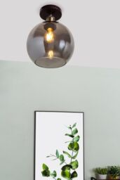 BHS Lighting Carter Flush Ceiling Light in Bronze - thumbnail 4
