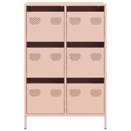 Berkfield Home Highboard Pink 68x39x101.5 cm Steel - thumbnail 5