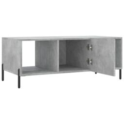 Berkfield Home Coffee Table Concrete Grey 102x50x40 cm Engineered Wood - Size: 102 x 50 x 40 cm - thumbnail 5