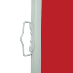 Berkfield Home Patio Retractable Side Awning 140x500 cm Red - thumbnail 4