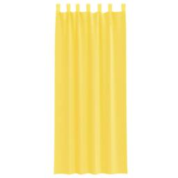 Berkfield Home Voile Curtains with Loops 2 pcs Yellow 140x260 cm - thumbnail 4