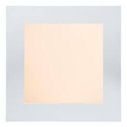 Lucide 'BRICE' Dimmable Stylish Square Bathroom LED Flush Ceiling Light in White - thumbnail 4