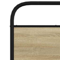 Berkfield Home Bed Frame Frame Wax Brown 75x190 cm Small Single Solid Wood Pine in Light Tan - thumbnail 8
