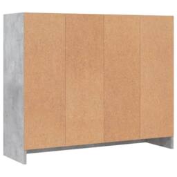 Berkfield Home Sideboard Concrete Grey 91x28x75 cm Engineered Wood - Size: 91 x 28 x 75 cm - thumbnail 8