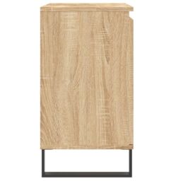 Berkfield Home Bathroom Cabinet Sonoma Oak 58x33x60 cm Engineered Wood in Brown - Size: 58 x 33 x 60 cm - thumbnail 6