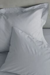 Catherine Lansfield 'Easy Iron Percale' Oxford Pillowcase Pair in Grey - thumbnail 3