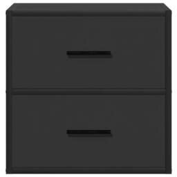 Berkfield Home Durable Wall-mounted Bedside Cabinet Black 40x31x39.5 cm - thumbnail 5