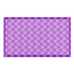 Artsy Mats Purple Wavey Lines Indoor & Outdoor Doormat - 70x40cm - Size: 40 cm x 70 cm - thumbnail 2