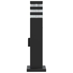 Berkfield Home Outdoor Floor Lamps with Outlet 3pcs Black 50 cm Aluminium - thumbnail 5