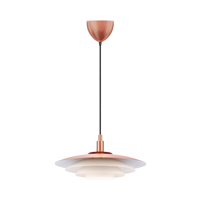 Nordlux Vintage Indoor Pendant Light Brown Metal G9 Layered Shades - Mains Powered, IP20 in Copper - image 1