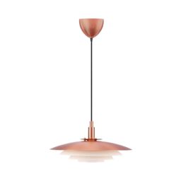Nordlux Vintage Indoor Pendant Light Brown Metal G9 Layered Shades - Mains Powered, IP20 in Copper - thumbnail 2
