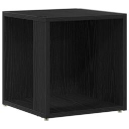 Berkfield Home Side Table Black Oak 33x33x34, 5 cm Engineered Wood - thumbnail 2