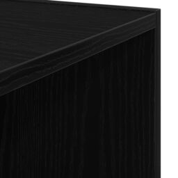 Berkfield Home Side Table Black Oak 33x33x34, 5 cm Engineered Wood - thumbnail 7