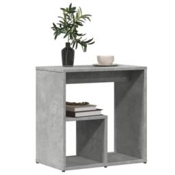 Berkfield Home Side Tables 2 pcs Concrete Grey 50x30x50 cm Engineered Wood - Size: 50 x 30 x 50 cm - thumbnail 4