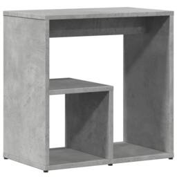 Berkfield Home Side Tables 2 pcs Concrete Grey 50x30x50 cm Engineered Wood - Size: 50 x 30 x 50 cm - thumbnail 5