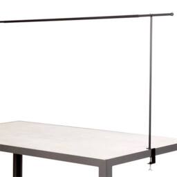 SPETLEK Black Metal Tabletop Hanging Rod Stand Display Pole - thumbnail 4