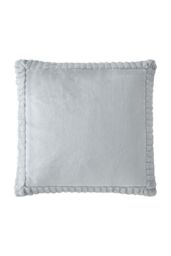 Catherine Lansfield 'Velvet & Faux Fur' 55x55cm Cushion in Silver - Size: 55 cm x 55 cm - thumbnail 5