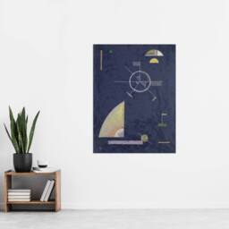 "Artery8 Dull Gray Abstract Painting Kandinsky Wall Art Poster Print in Grey - Size: W12"" x H16""" - thumbnail 4