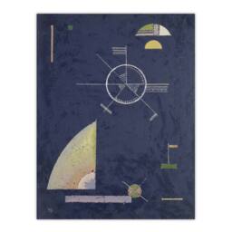 "Artery8 Dull Gray Abstract Painting Kandinsky Wall Art Poster Print in Grey - Size: W12"" x H16""" - thumbnail 1