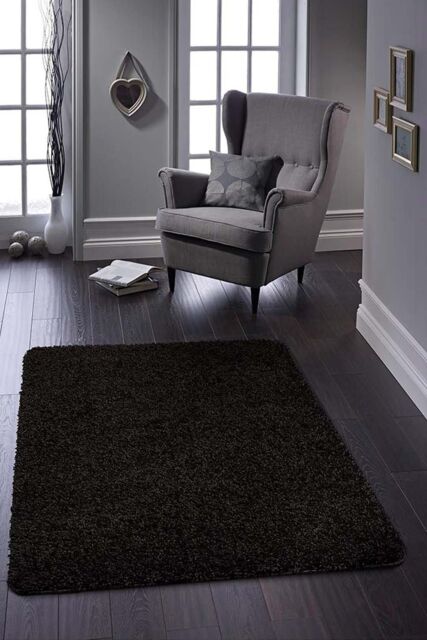 My Mat 'Buddy' Rug in Black - Size: 80 cm x 120 cm - image 1