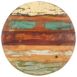 Berkfield Home Round Table Top 50 cm 25-27 mm Solid Reclaimed Wood - thumbnail 3