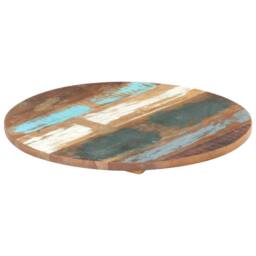 Berkfield Home Round Table Top 50 cm 25-27 mm Solid Reclaimed Wood - thumbnail 1