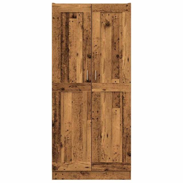 Berkfield Home Highboard Old Wood 82.5x30.5x185 cm Engineered Wood in Brown - image 1
