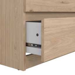 Furniture To Go Naia Wide Chest of 6 Drawers (3+3) in Light Oak - thumbnail 8