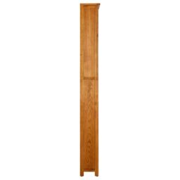 Berkfield Home 7-Tier Bookcase 90x22.5x200 cm Solid Oak Wood in Brown - thumbnail 3