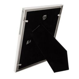 Happy Homewares Beautiful Grey Mother of Pearl 5 x 7 Picture Frame with Nickel Trim - thumbnail 4