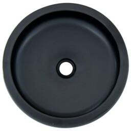 Berkfield Home Countertop Basin Black & Blue Round Œ¶41x14 cm Ceramic - Size: 41x14 cm - thumbnail 4