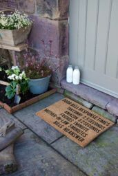 Artsy Mats Door Bell Response Times Doormat in Black - Size: 40 cm x 60 cm - thumbnail 5