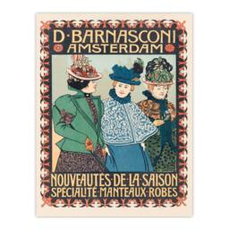 Artery8 Johann Georg van Caspel Framed Wall Art Barnasconi Clothes Advert - Size: A4 - thumbnail 3