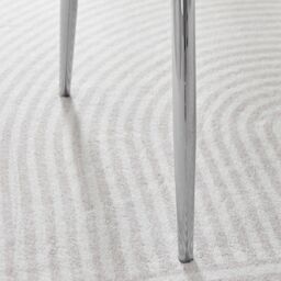 FurnitureboxUK 2x Pesaro Velvet Silver Leg Luxury Dining Chairs in Green - thumbnail 8